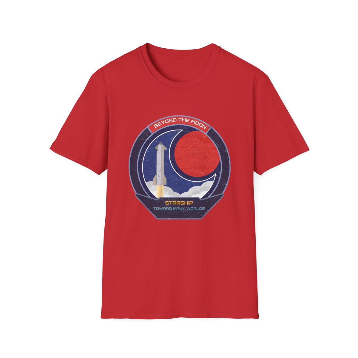 Starship: Beyond The Moon. Toward Many Worlds T-Shirt