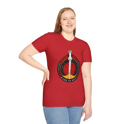 SpaceX-Starship: Mars is Next. T-Shirt