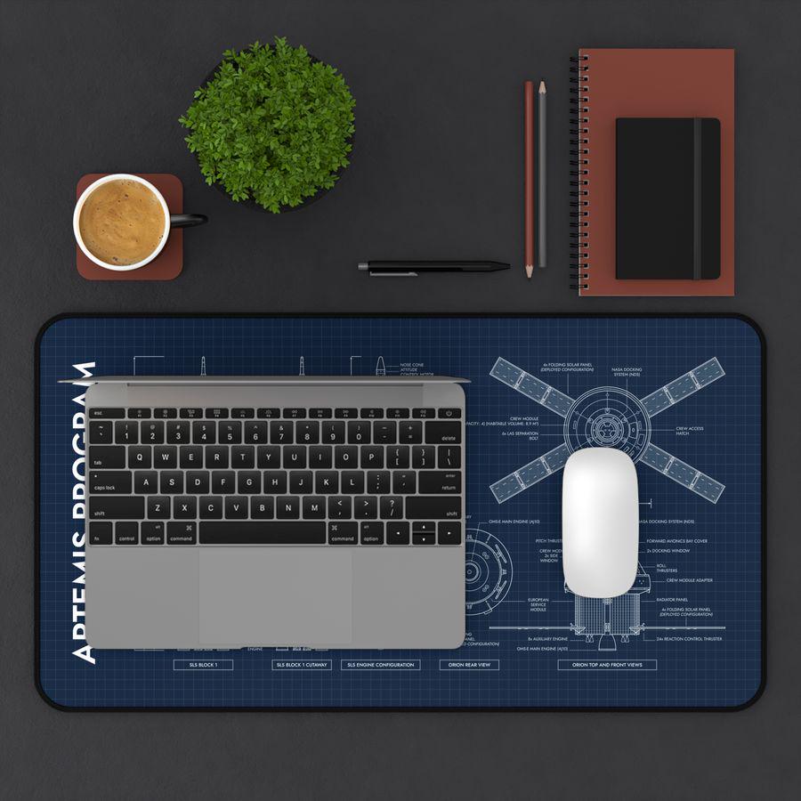 Artemis Program SLS and Orion Desk Mat