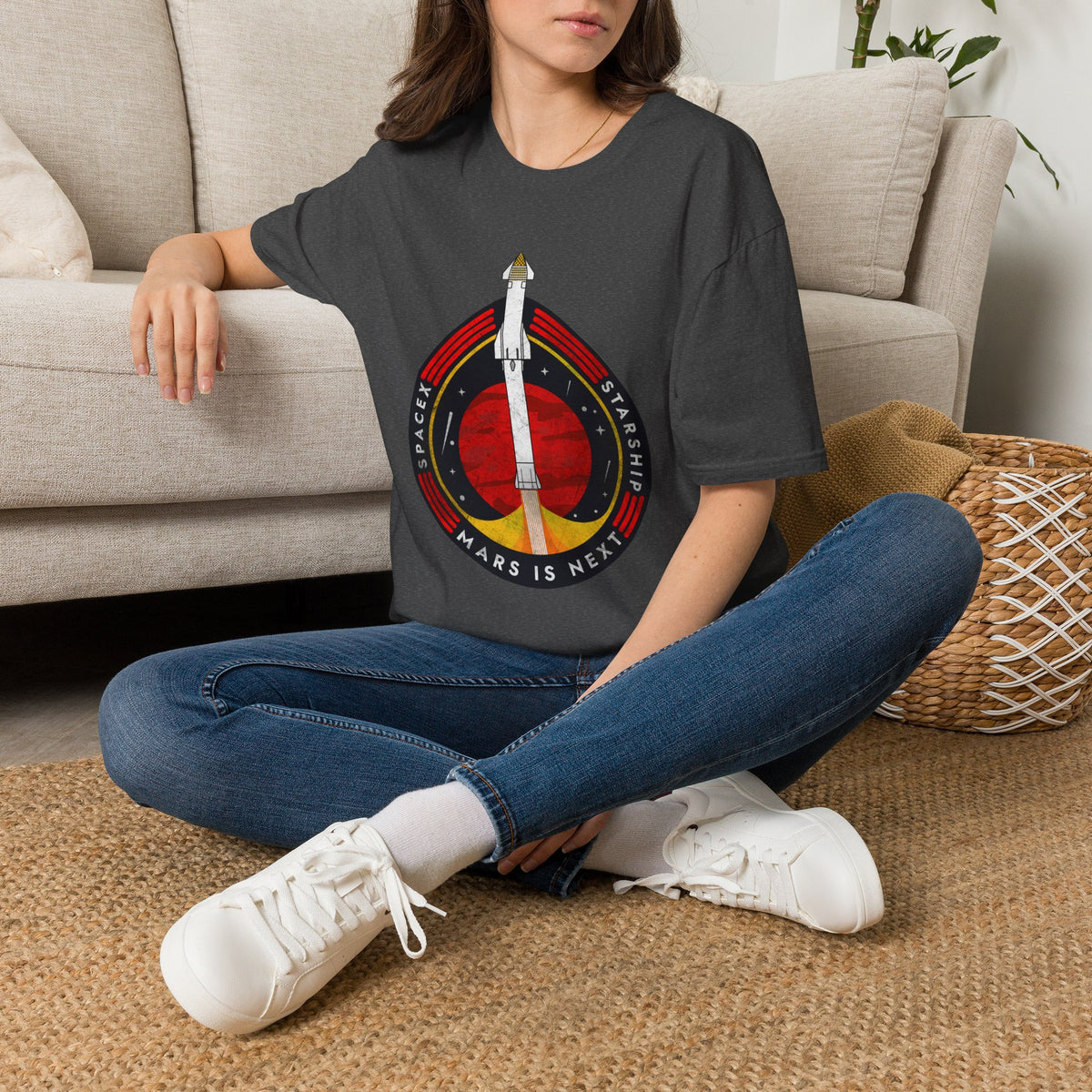 SpaceX-Starship: Mars is Next. T-Shirt