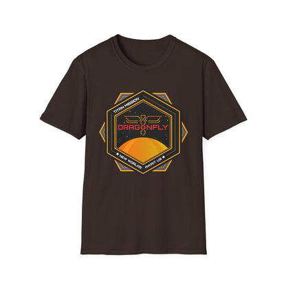 Dragonfly: Titan Mission. New Worlds Await Us T-Shirt
