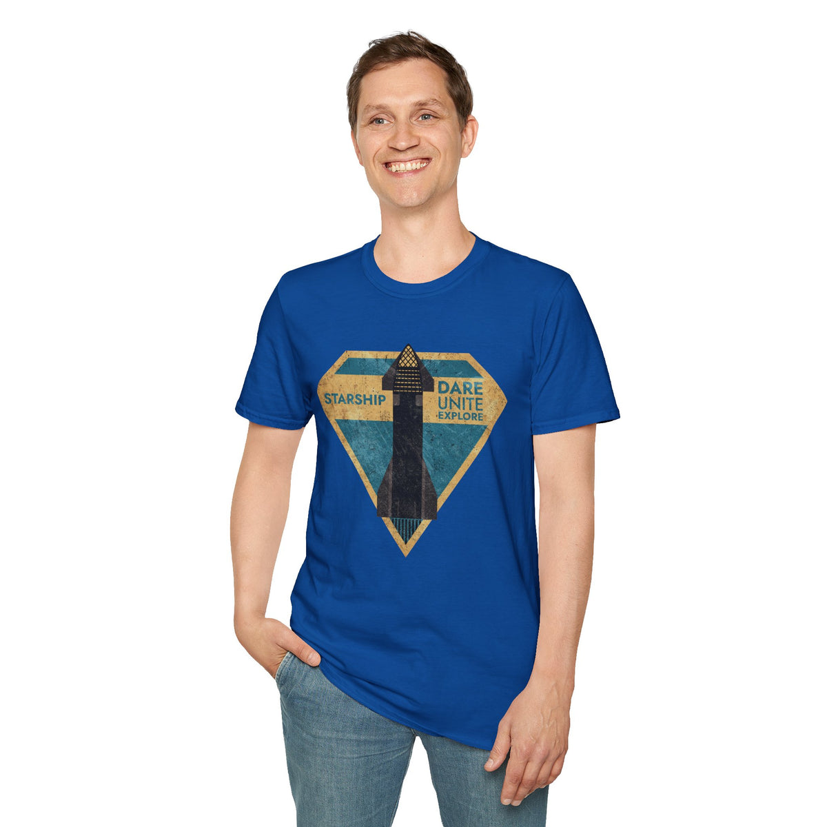 SpaceX-Starship: Dare. Unite. Explore. T-Shirt