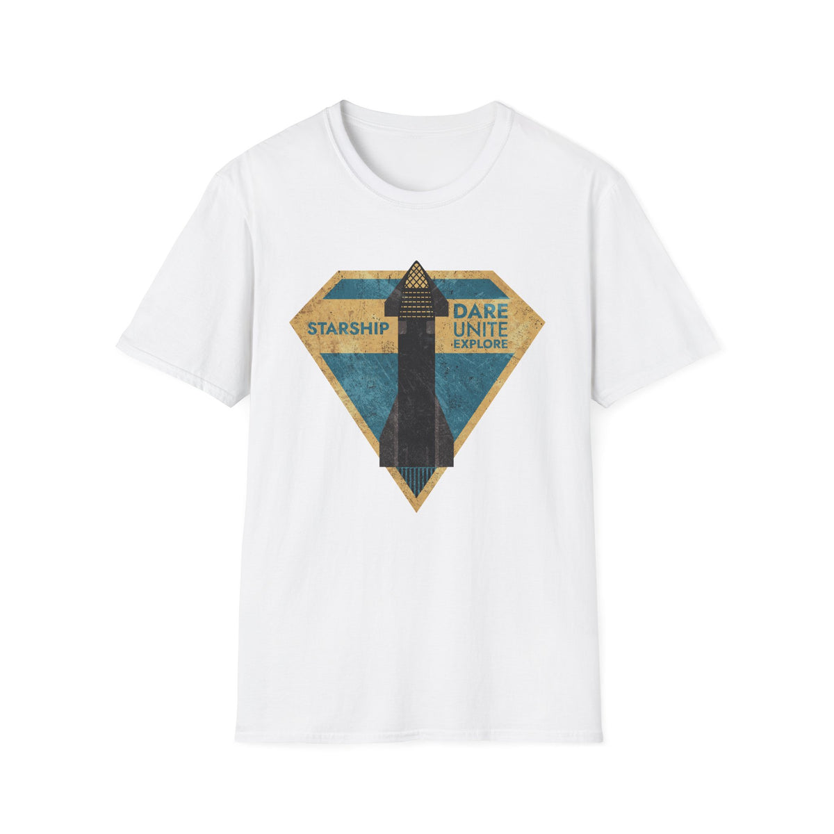 SpaceX-Starship: Dare. Unite. Explore. T-Shirt