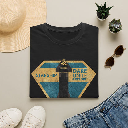 SpaceX-Starship: Dare. Unite. Explore. T-Shirt