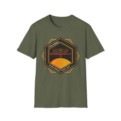 Dragonfly: Titan Mission. New Worlds Await Us T-Shirt