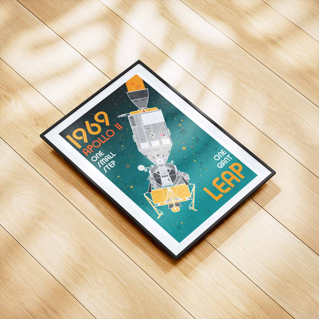 Apollo 11 (Retro) Poster