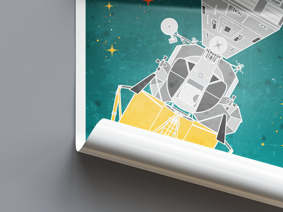 Apollo 11 (Retro) Poster