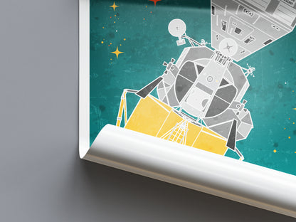 Apollo 11 (Retro) Poster