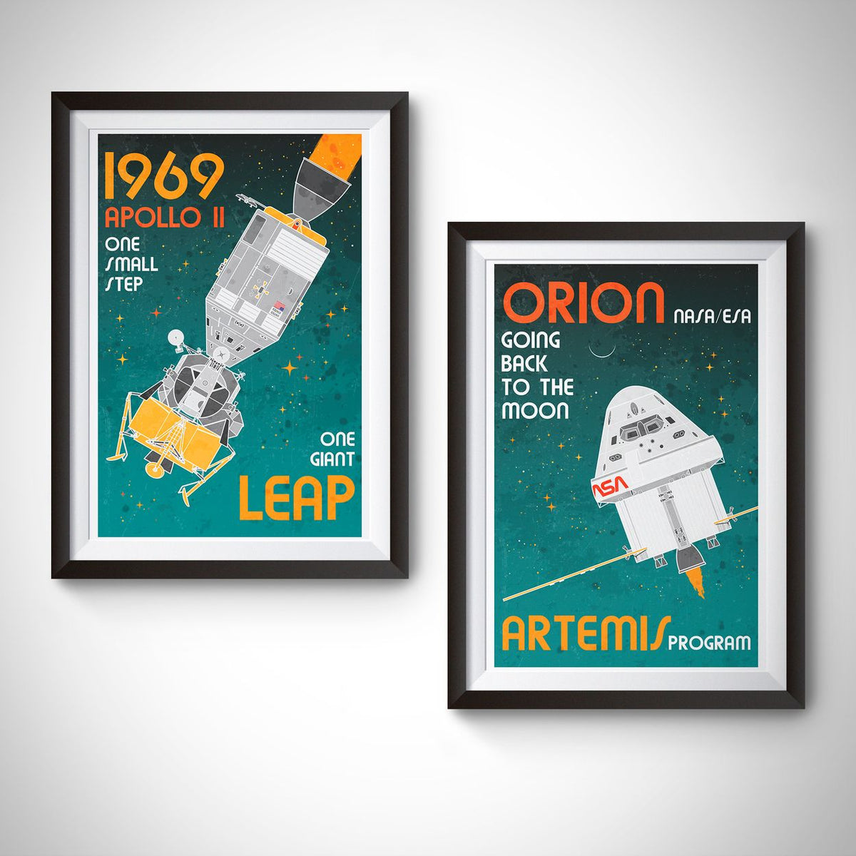 Orion Spacecraft (Retro) Poster