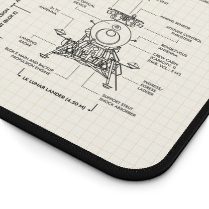 Apollo Program vs N1/L3 Program Desk Mat