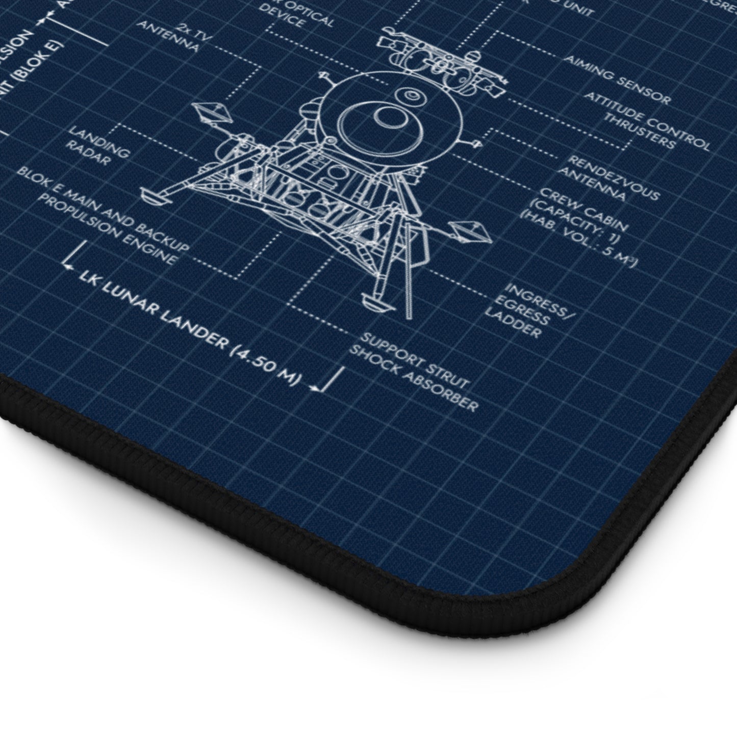 Apollo Program vs N1/L3 Program Desk Mat
