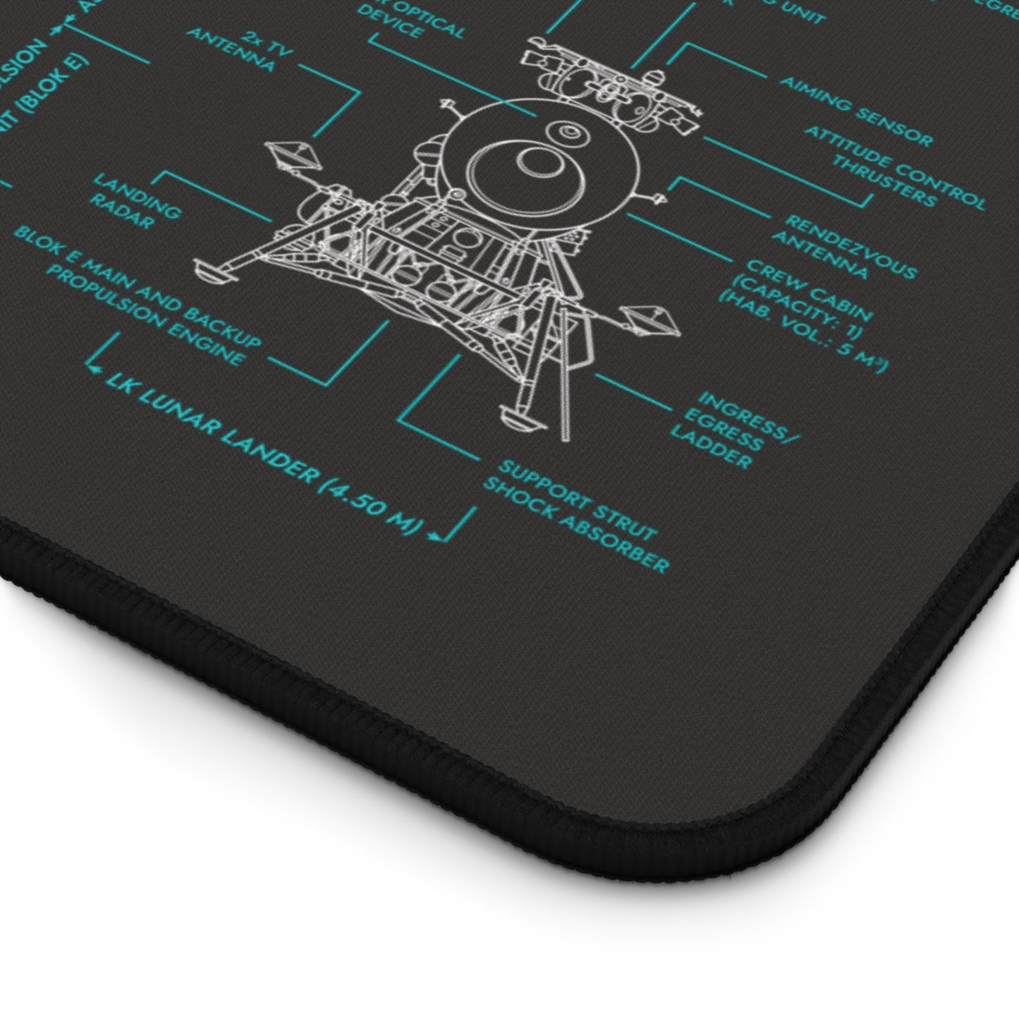 Apollo Program vs N1/L3 Program Desk Mat