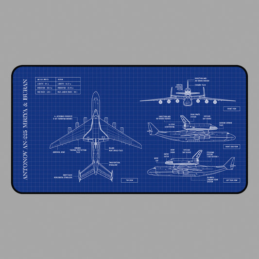 Antonov AN-225 Mriya & Buran Desk Mat