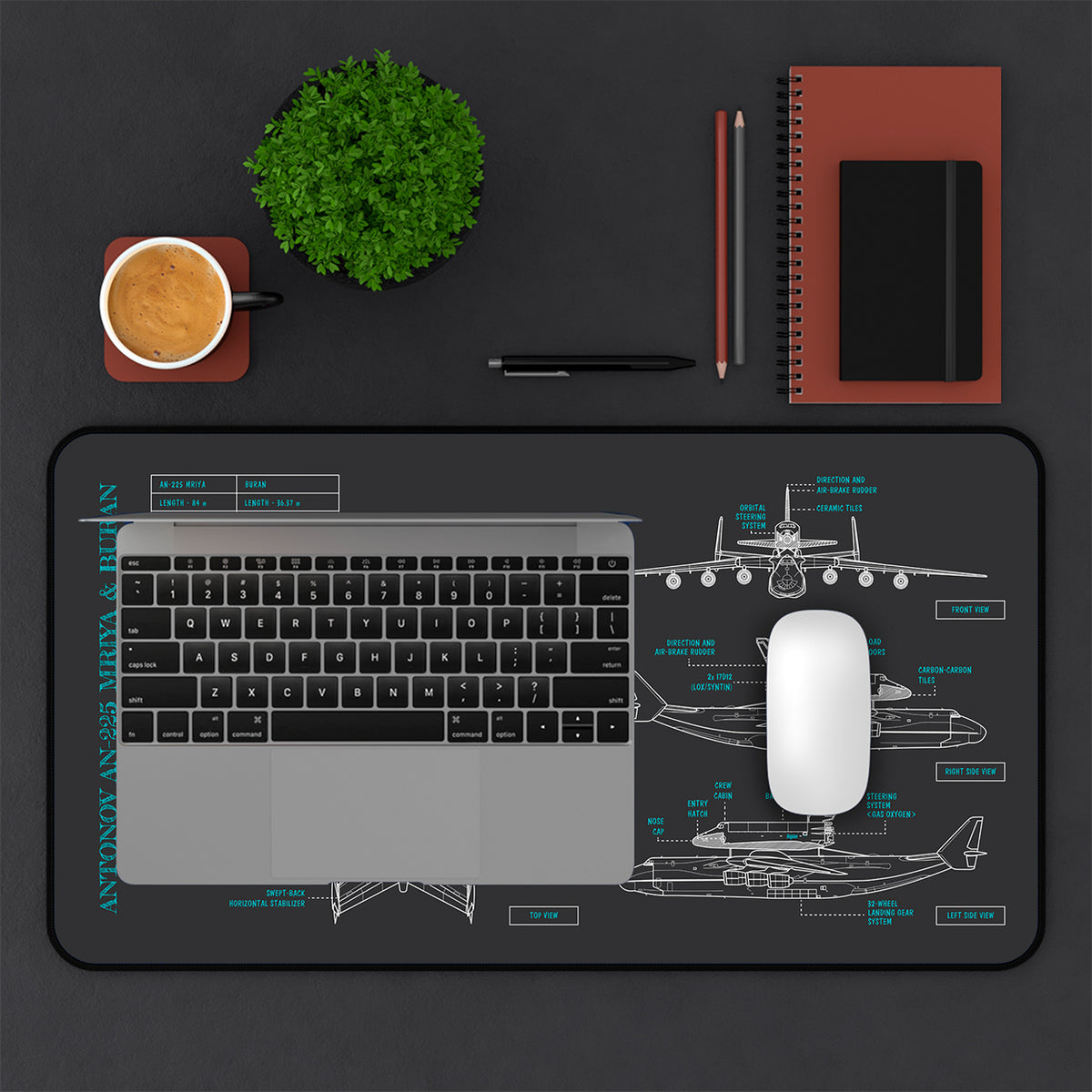 Antonov AN-225 Mriya & Buran Desk Mat