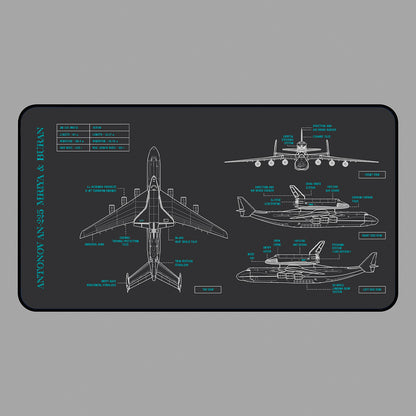 Antonov AN-225 Mriya & Buran Desk Mat