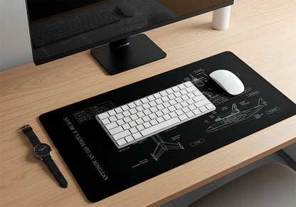 Antonov AN-225 Mriya & Buran Desk Mat