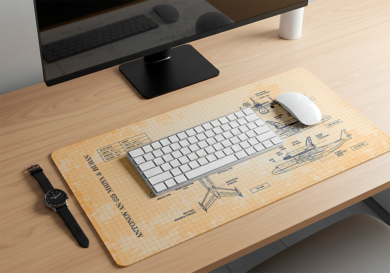 Antonov AN-225 Mriya & Buran Desk Mat