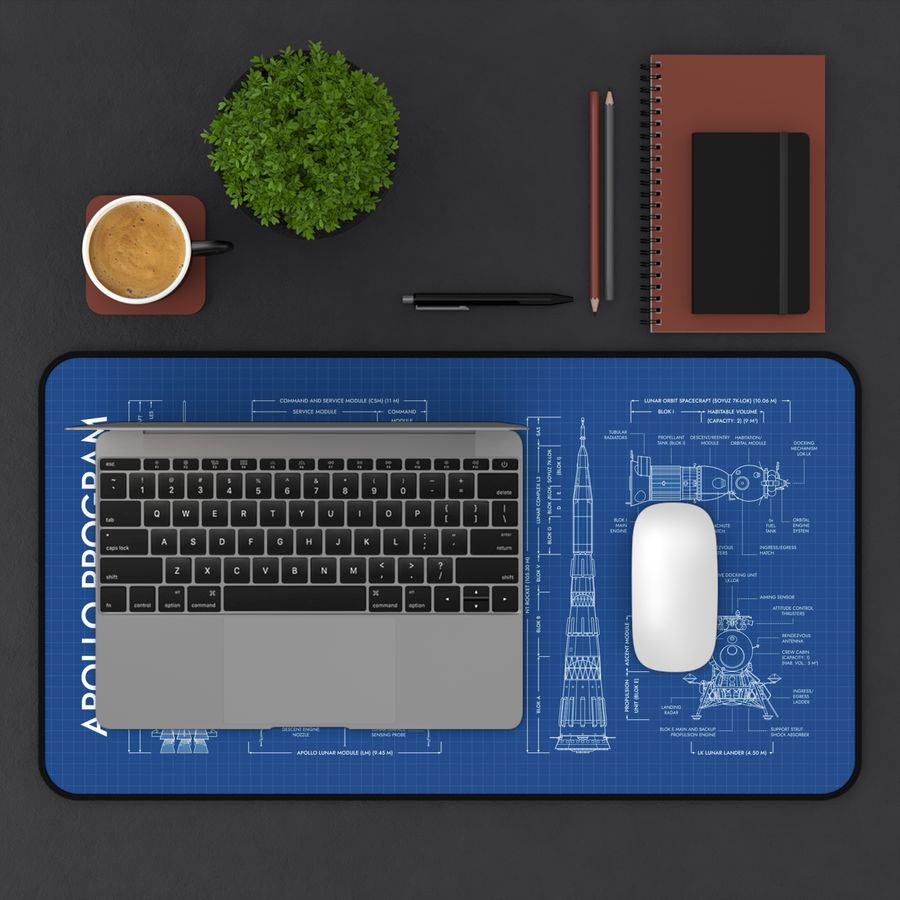 Apollo Program vs N1/L3 Program Desk Mat