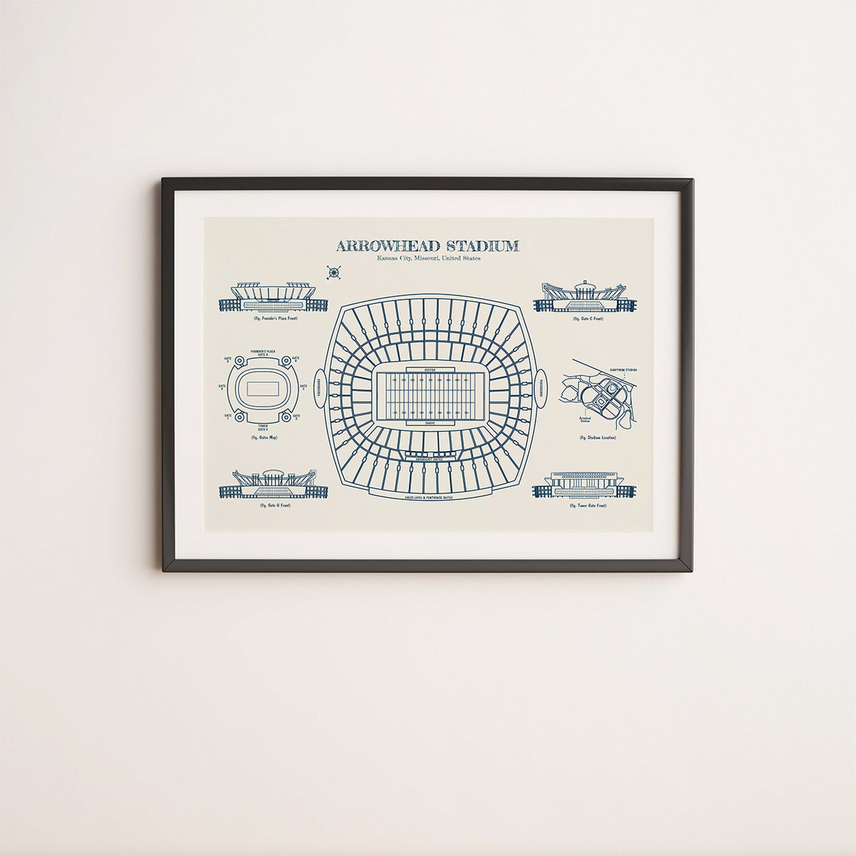 Arrowhead Stadium Poster