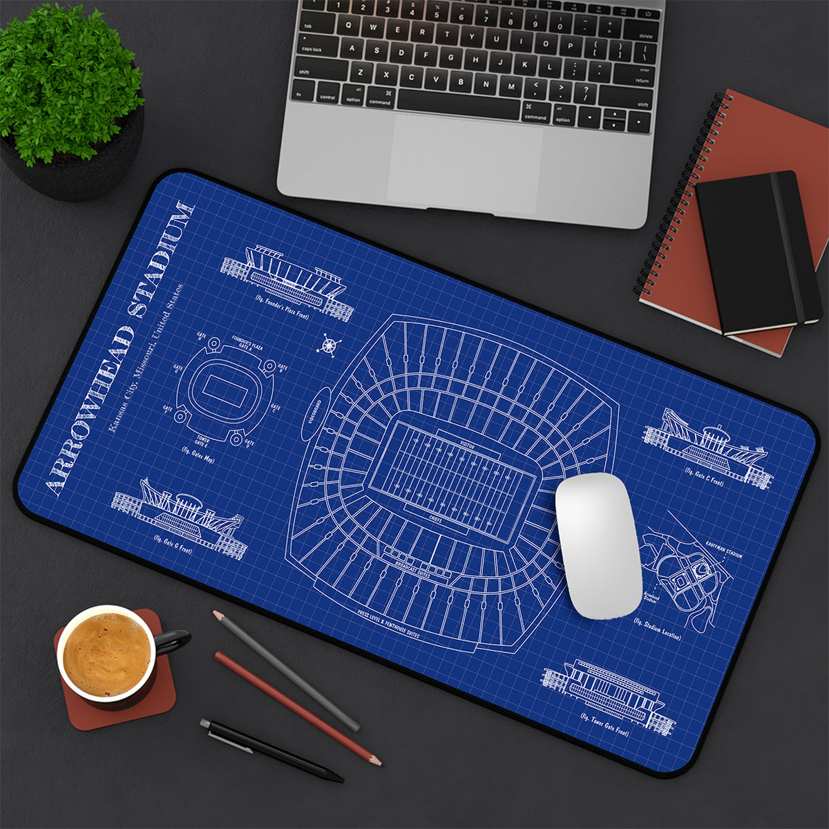 Arrowhead Stadium Desk Mat