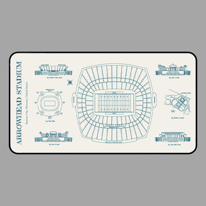 Arrowhead Stadium Desk Mat
