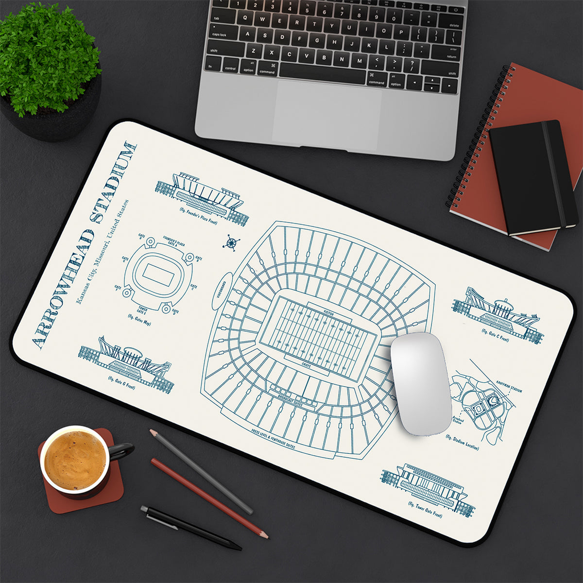 Arrowhead Stadium Desk Mat