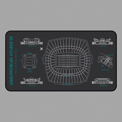 Arrowhead Stadium Desk Mat
