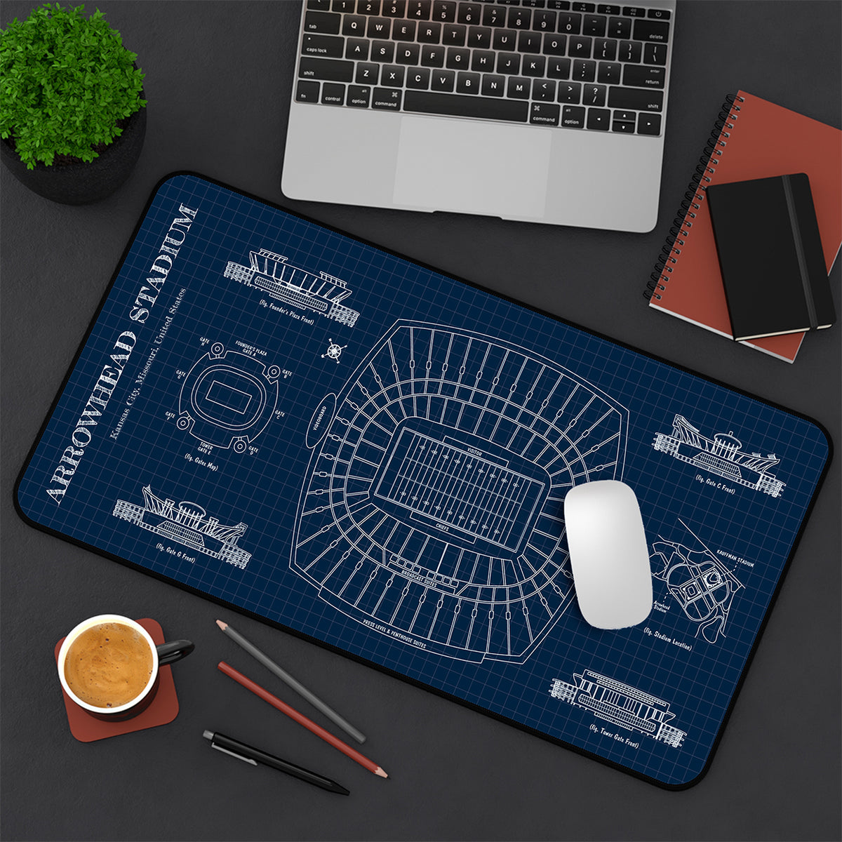 Arrowhead Stadium Desk Mat