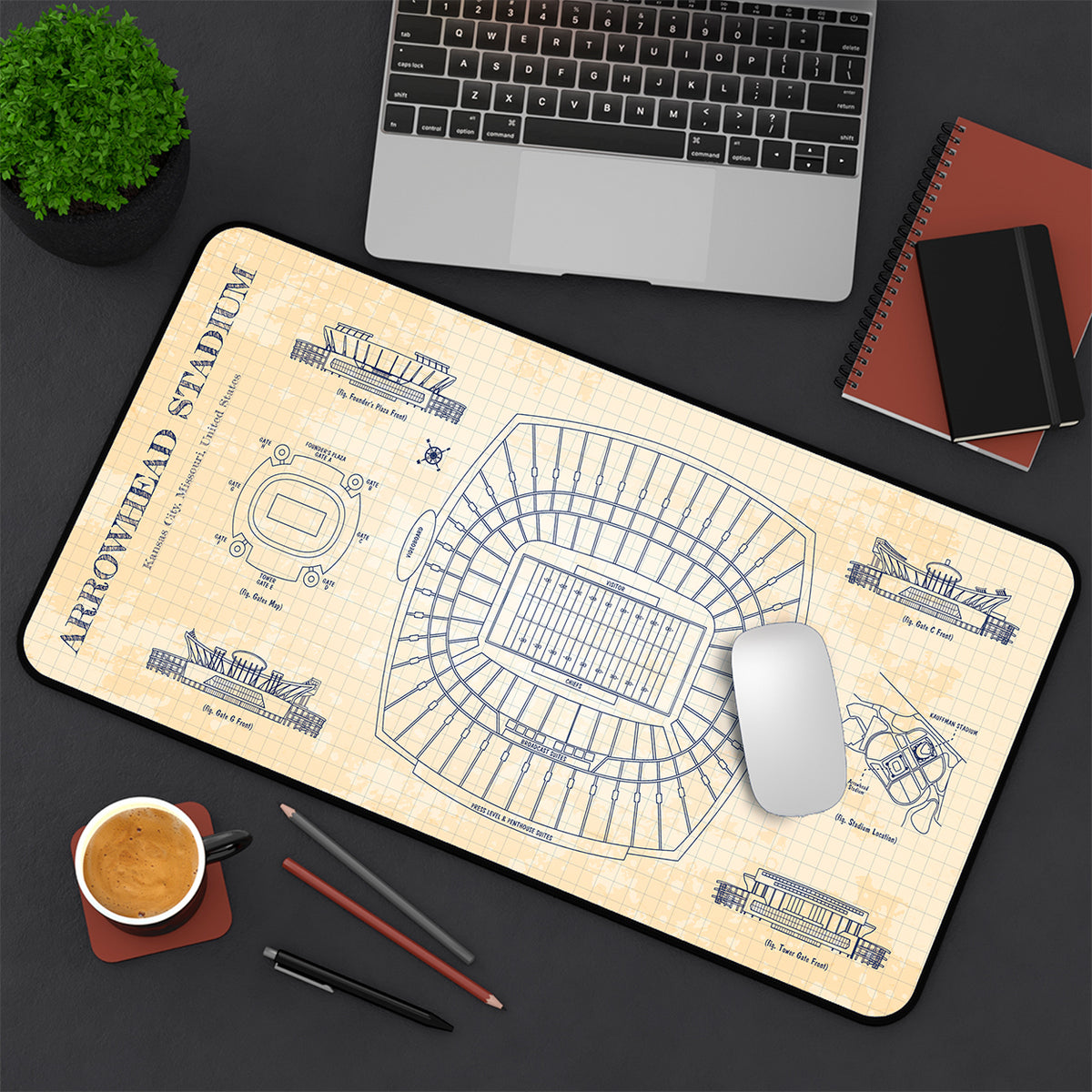 Arrowhead Stadium Desk Mat