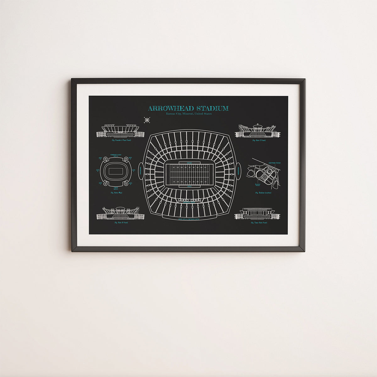 Arrowhead Stadium Poster
