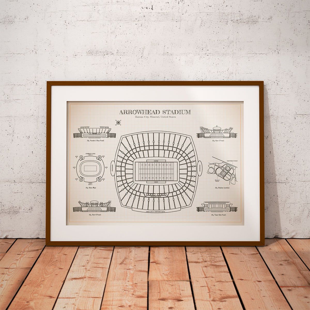 Arrowhead Stadium Poster