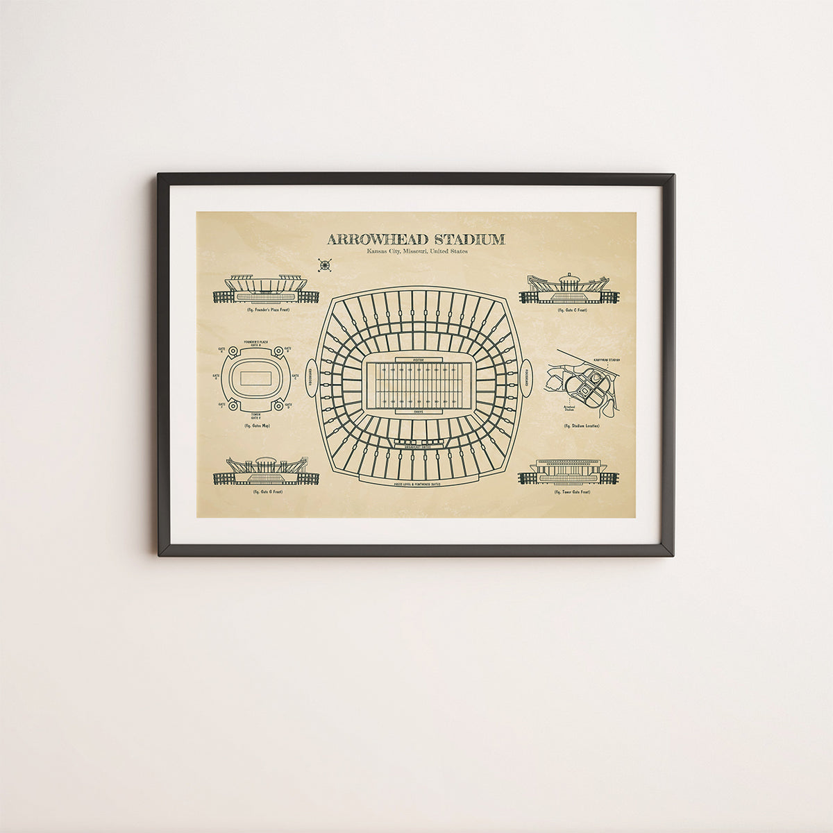 Arrowhead Stadium Poster