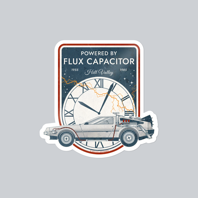 Back to the Future - Powered by Flux Capacitor - Sticker