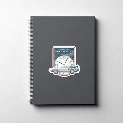 Back to the Future - Powered by Flux Capacitor - Sticker
