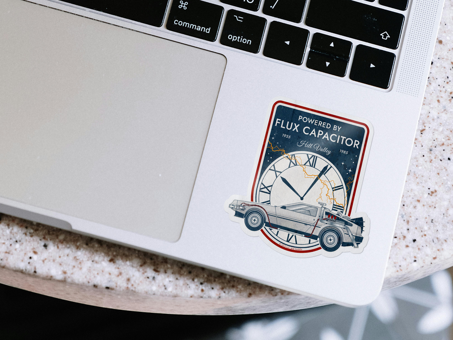 Back to the Future - Powered by Flux Capacitor - Sticker