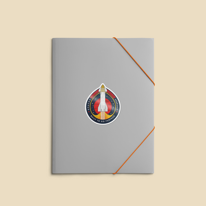 SpaceX-Starship: Built to Go Further - Sticker