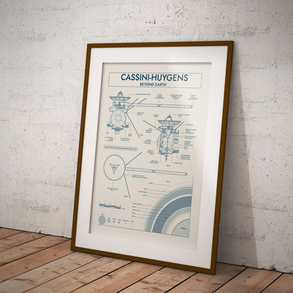 Cassini-Huygens. Outer Planet Exploration Probes Vertical Poster