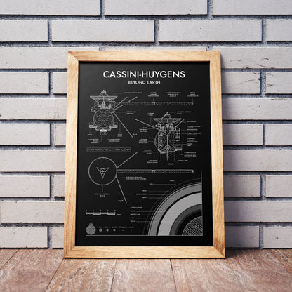 Cassini-Huygens. Outer Planet Exploration Probes Vertical Poster