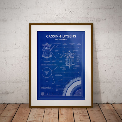 Cassini-Huygens. Outer Planet Exploration Probes Vertical Poster