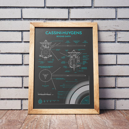 Cassini-Huygens. Outer Planet Exploration Probes Vertical Poster