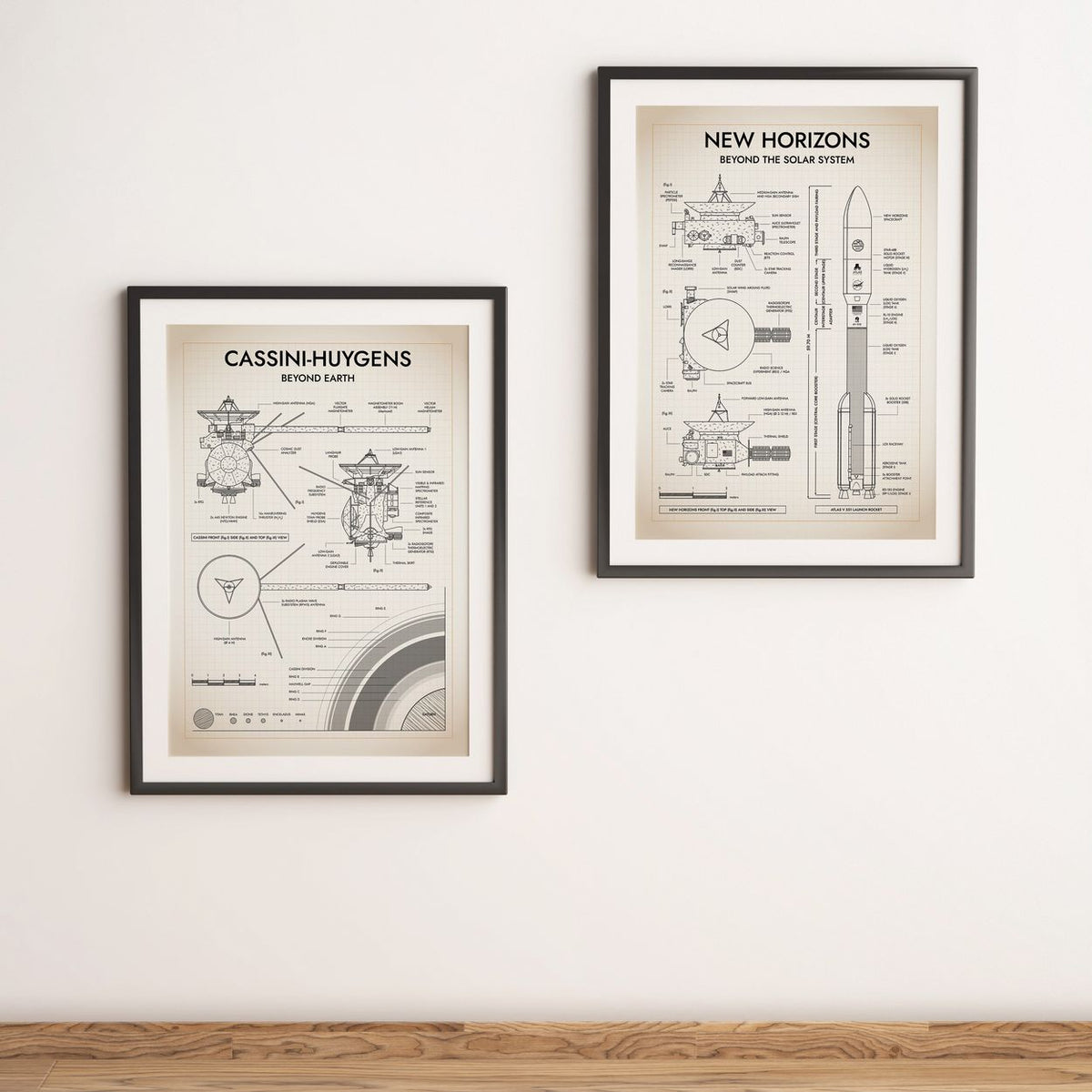 Cassini-Huygens. Outer Planet Exploration Probes Vertical Poster