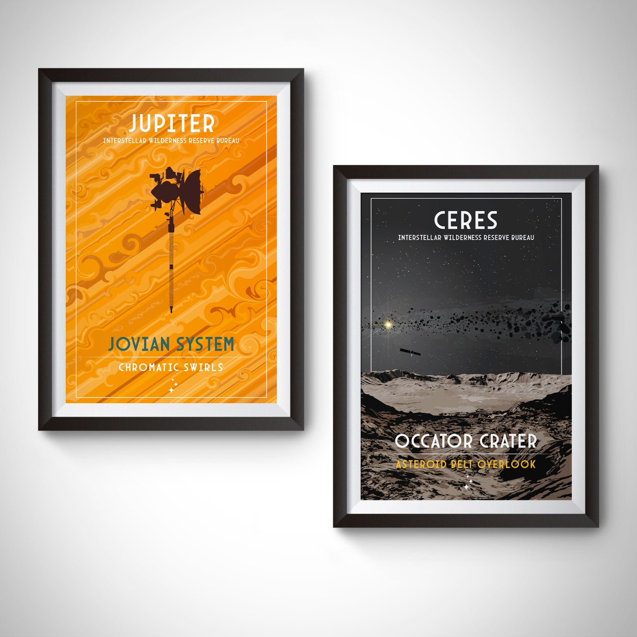 Jupiter. Chromatic Swirls (Interstellar Wilderness Reserve Bureau Series) Poster