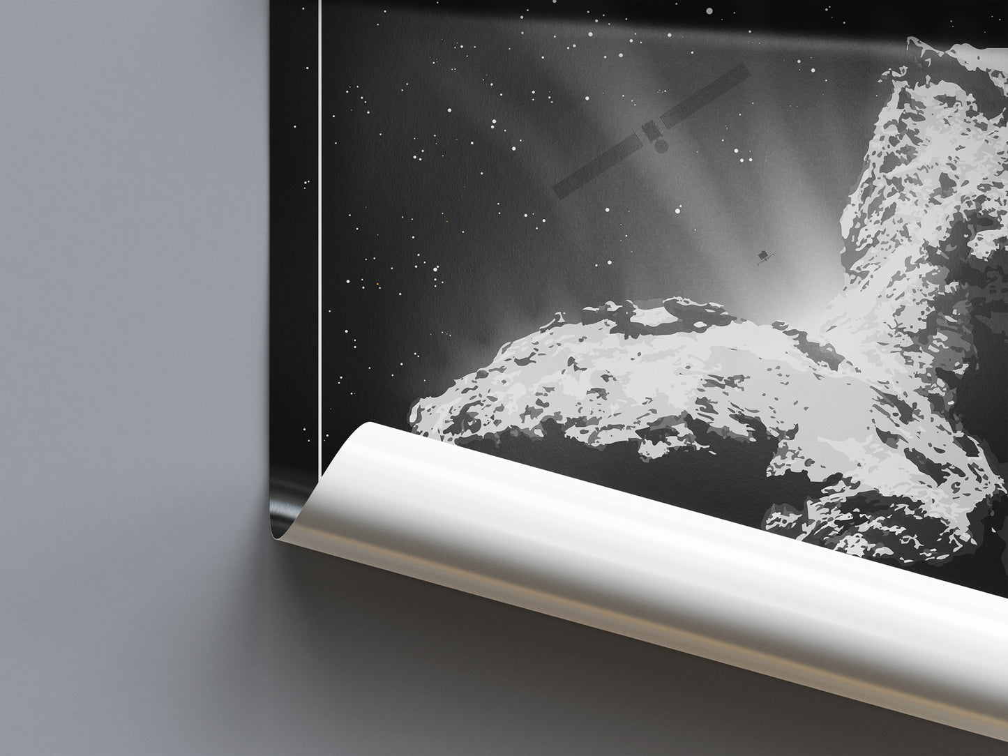 Churyumov-Gerasimenko Comet (Interstellar Wilderness Reserve Bureau Series) Poster