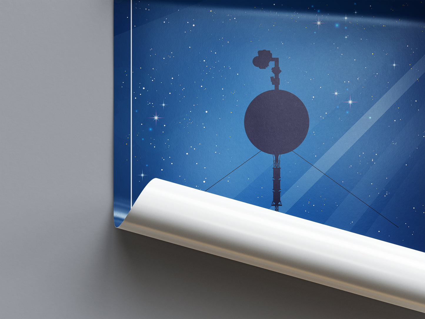 Cosmic Frontier. Pale Blue Dot Lookout (Interstellar Wilderness Reserve Bureau Series) Poster