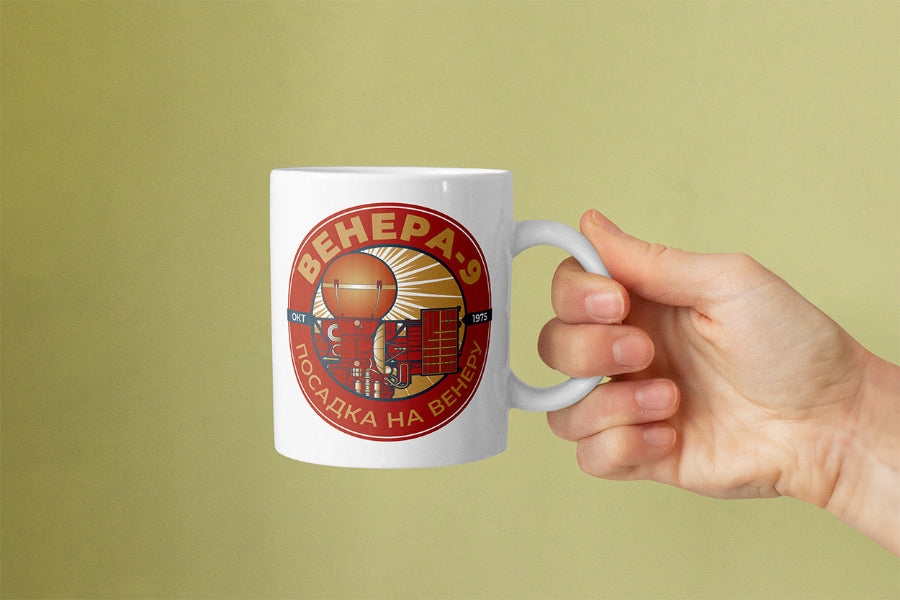 Venera 9 Spacecraft. Oct 1975. Landing on Venus Mug