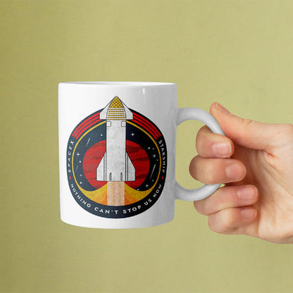 SpaceX-Starship: Nothing Can't Stop Us Now. Mug