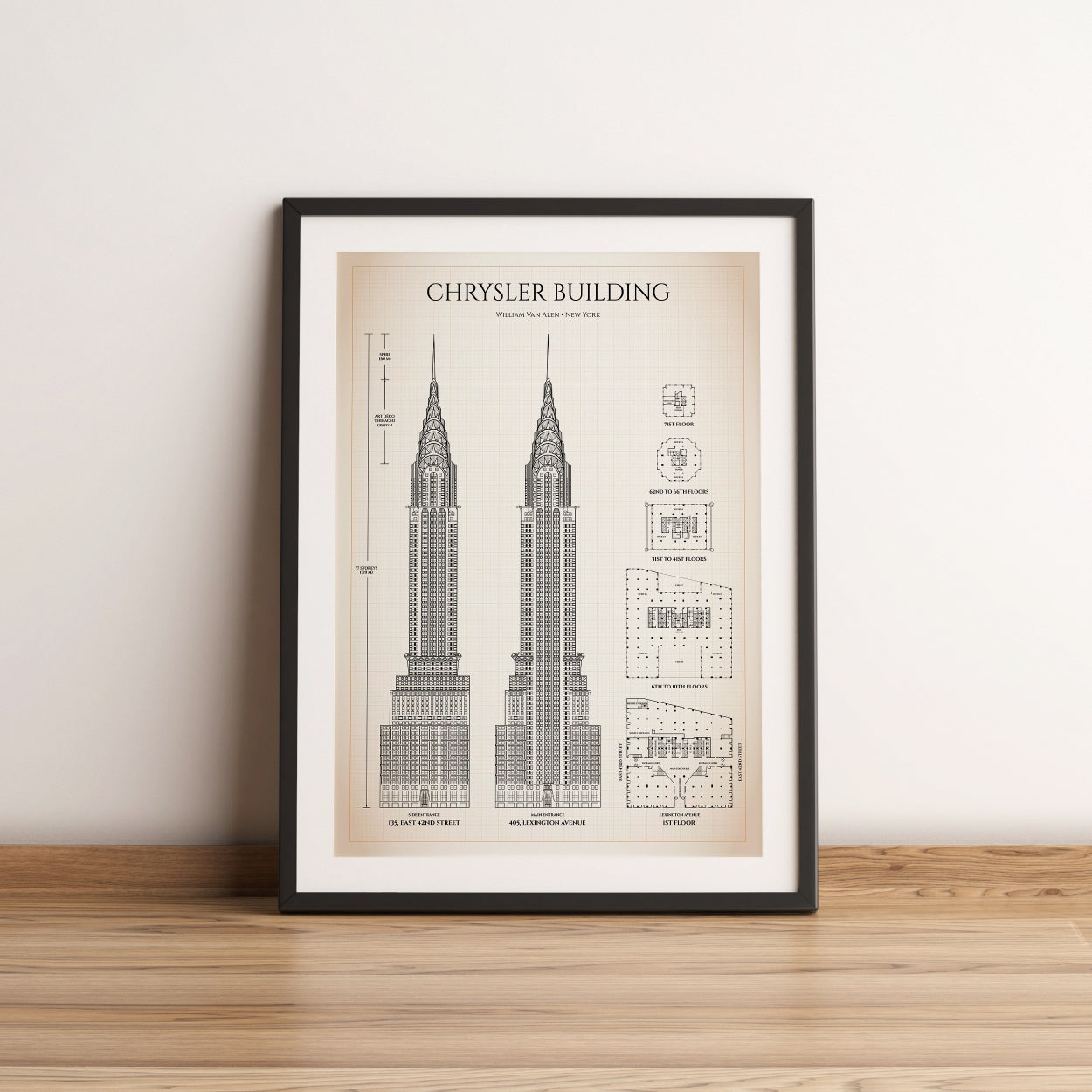 Chrysler Building Poster