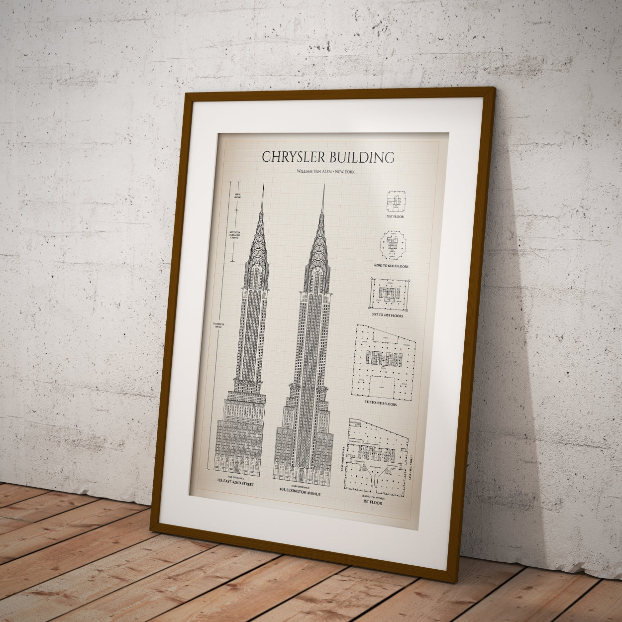 Chrysler Building Poster