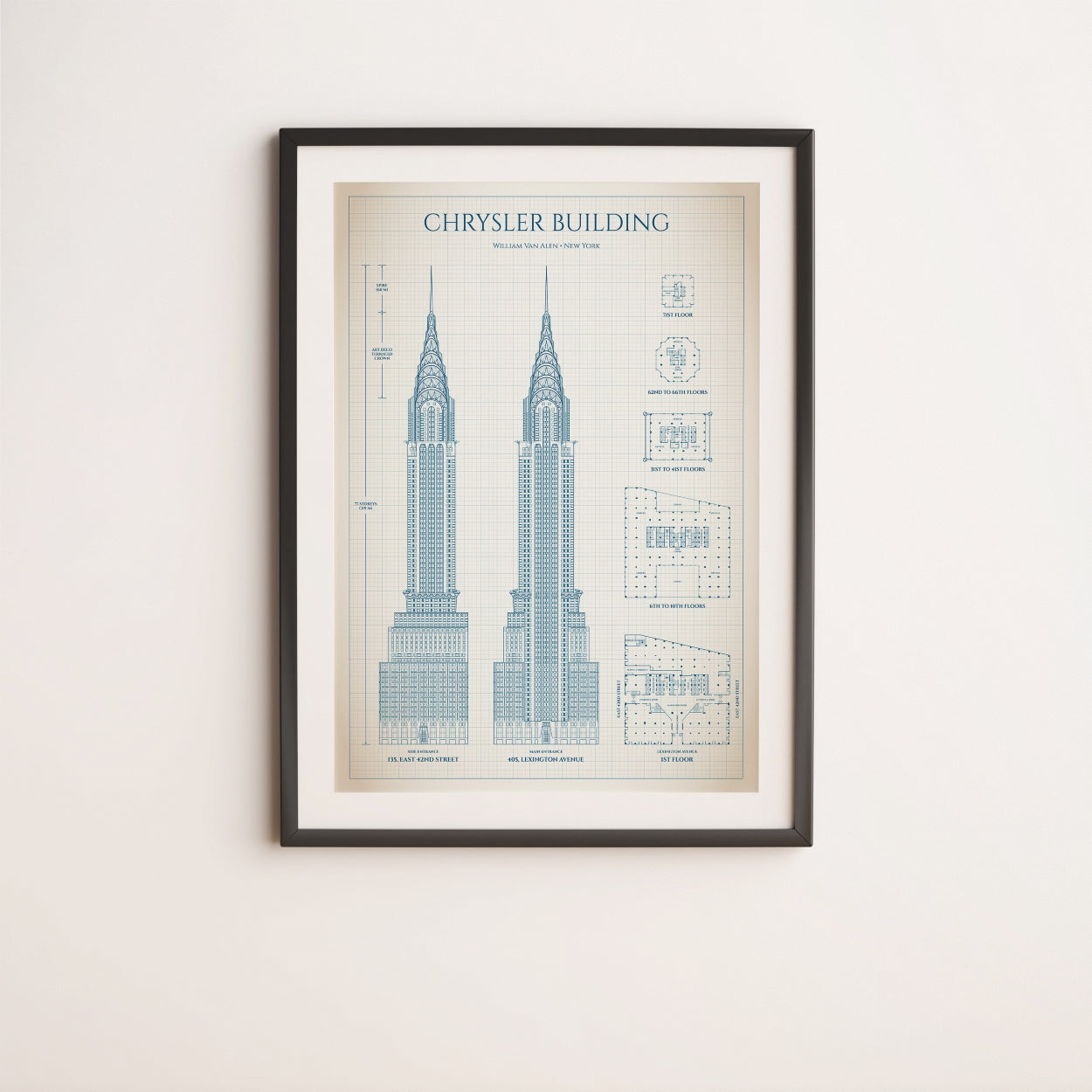 Chrysler Building Poster