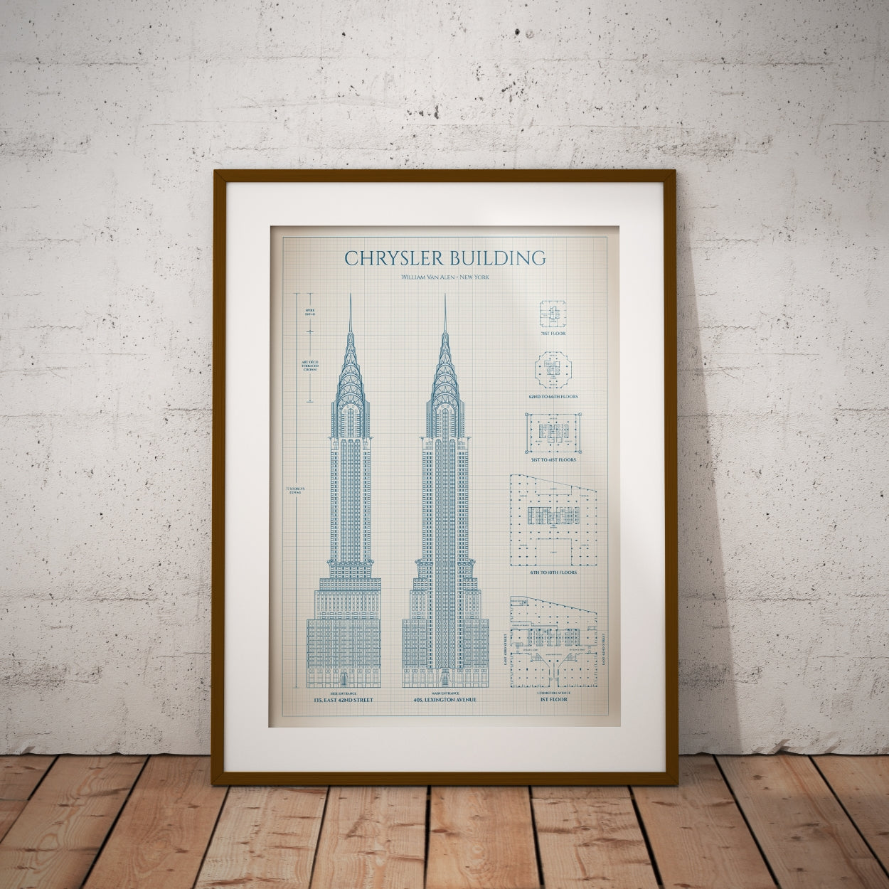 Chrysler Building Poster